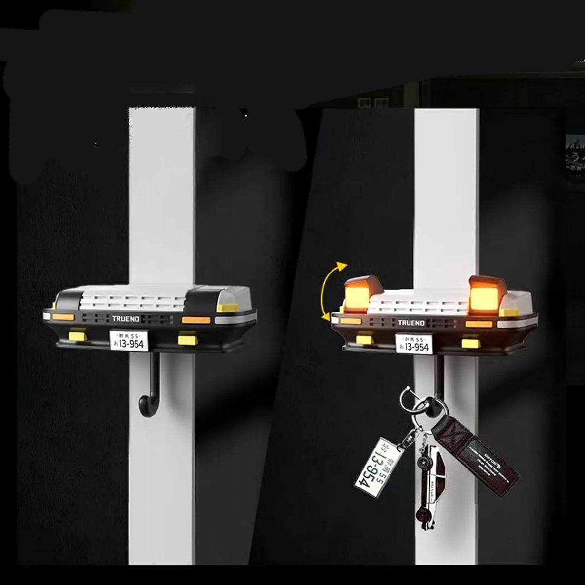 Key Holder for Initial D Toyota AE86 Trueno | LED Light Up Wall Hook for JDM Fans